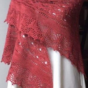 Patron tricot – Châle Masque de Venise