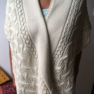 Patron tricot – Étole Vaujany