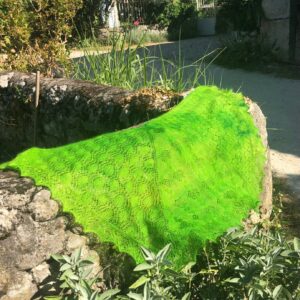 Patron tricot – Châle Aurore