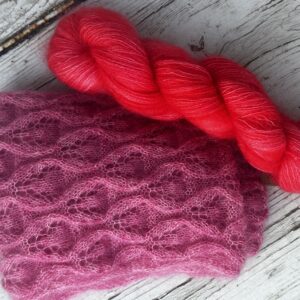 Kit patron & écheveau - No name scarf mohair & soie