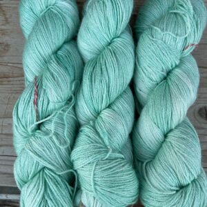 50% Mérinos/Soie non superwash - menthe à l'eau